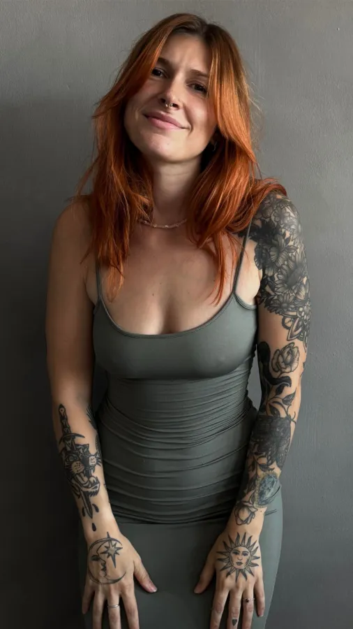 Sarah Luis, Inhaberin von Fuerteventura Tattoo Studio (© Sarah Luis)