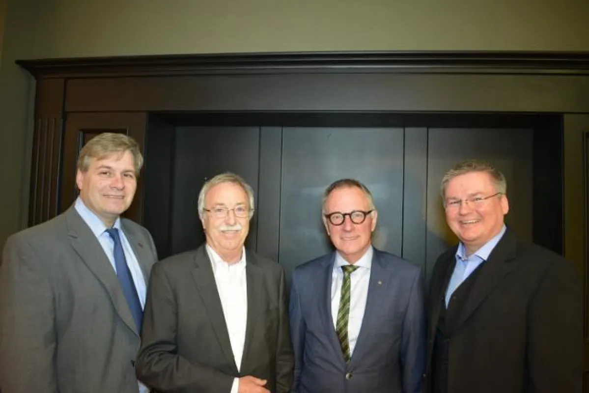 Mittelstands-Power für die Landespolitik: Michael Stenzel, Hans-Peter Küchenmeister, Dr. Rolf Koscho