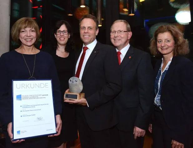 Bild: Zukunft Personal: MTI und Wienerberger erhalten BDVT-Trainingspreis