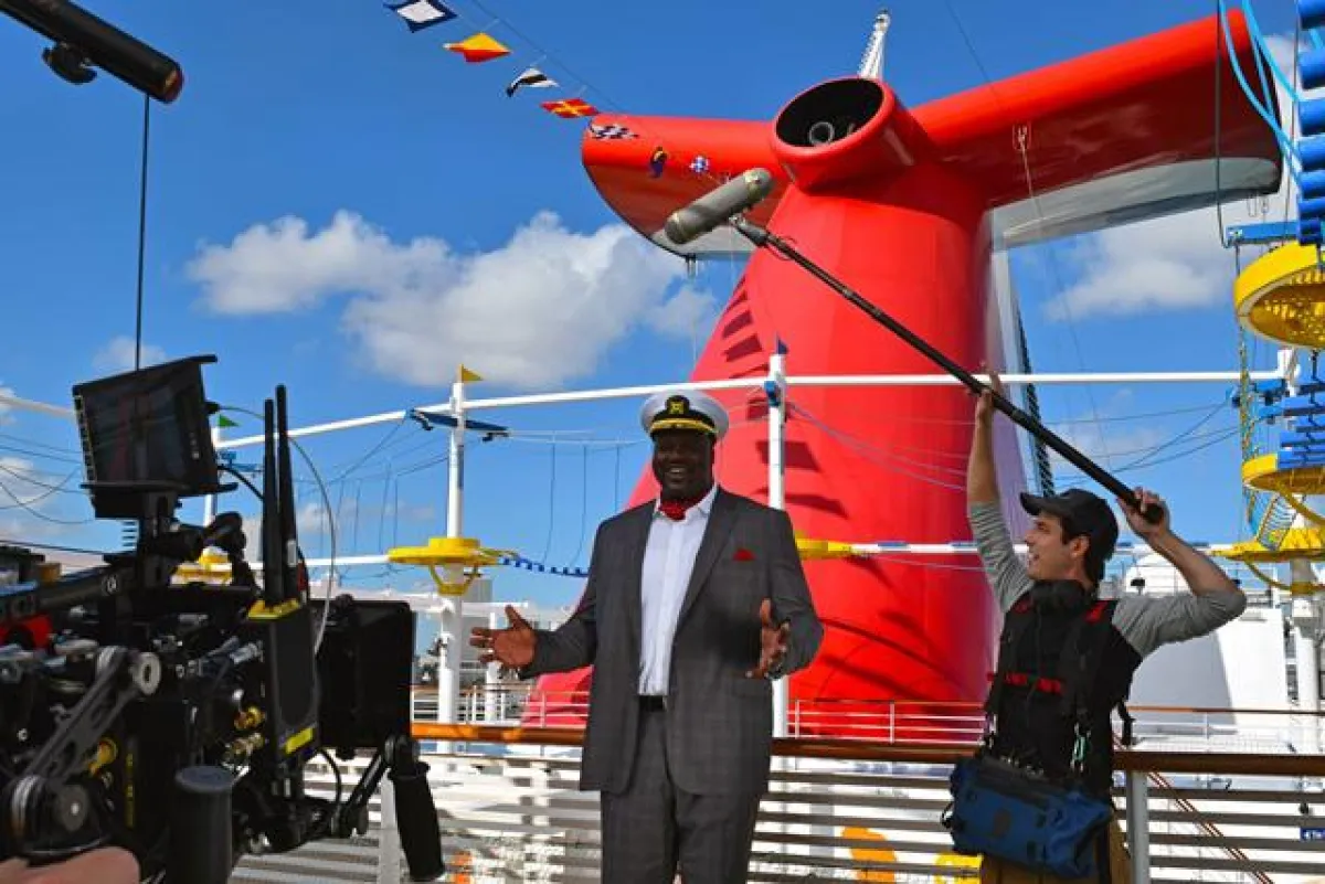 Basketball-Legende Shaquille O'Neal auf der Carnival Vista