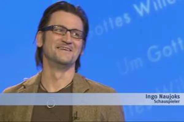 Bild: Bruder Paulus im Gespräch mit Ingo Naujoks, Sonntag, 24.05.2009, 8.30 Uhr, N24 Ethik „Um Gottes Willen"