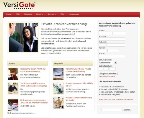 Softclick relauncht Portal zur privaten Krankenversicherung Bild: Softclick relauncht Portal zur privaten Krankenversicherung