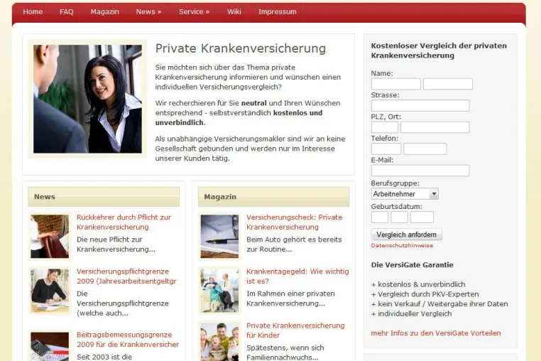 Bild: Softclick relauncht Portal zur privaten Krankenversicherung