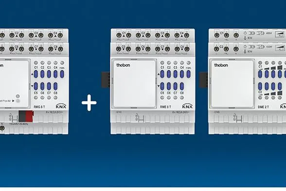 Bild: Komplett modular: Theben präsentiert vollständiges Programm an MIX2-KNX-Aktoren