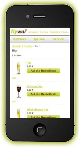 Smartphone als digitale Speisekarte – neue Trends im Gastronomiegewerbe Bild: Smartphone als digitale Speisekarte – neue Trends im Gastronomiegewerbe
