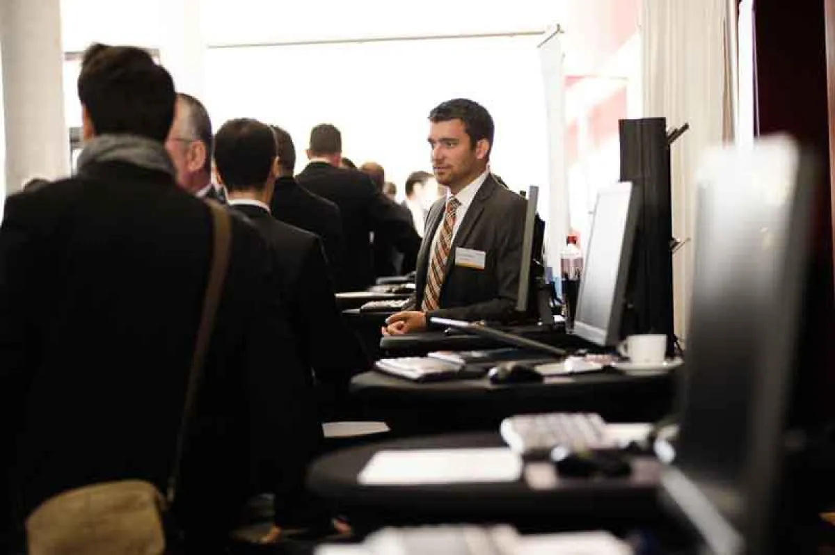 Info Points im Ausstellungsbereich (Foto: Xchange)