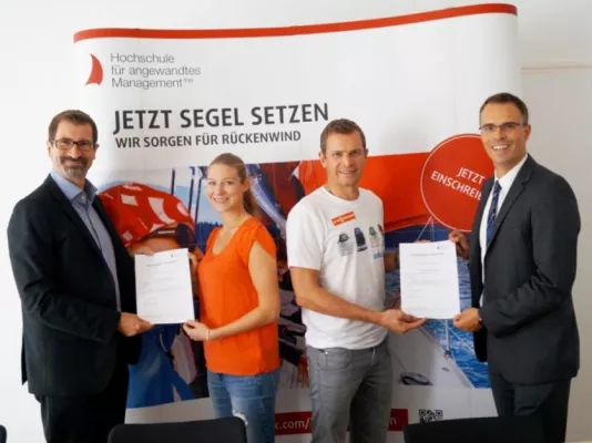 Bild: Prominente Neuzugänge an der HAM – Amelie Kober und Tobias Angerer starten ihr Studium