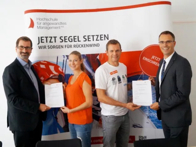 Bild: Prominente Neuzugänge an der HAM – Amelie Kober und Tobias Angerer starten ihr Studium