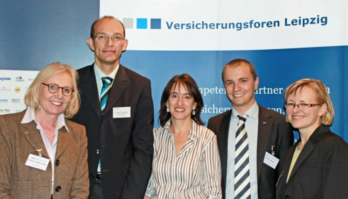 Von links: Dr. Sylvia Thießen-Lüders, Thomas Bronemann, Susie Cour-Palais, Stephan Sachse, Sabine Müller-Gora