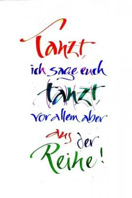 Bild: Schönschrift ist in – Kalligraphie ist Kunz(st)