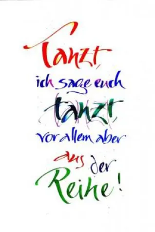 Bild: Schönschrift ist in – Kalligraphie ist Kunz(st)