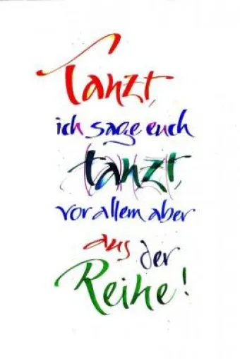 Bild: Schönschrift ist in – Kalligraphie ist Kunz(st)