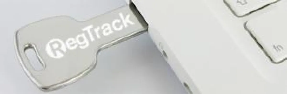 RegTrack Software auf einem USB-Stick
