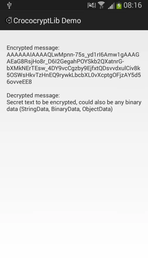 CrococryptLib für Android