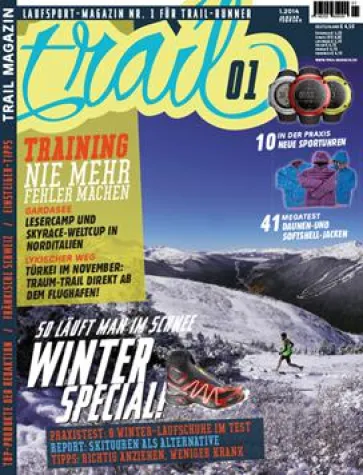 Bild: Das TRAIL Magazin läuft auch 2014 weiter auf Papier