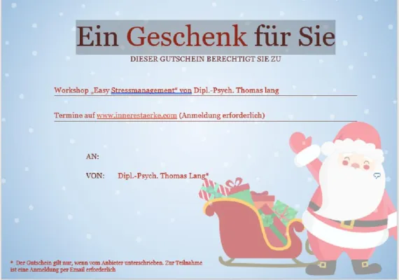 Bild: Glücks-Gutschein