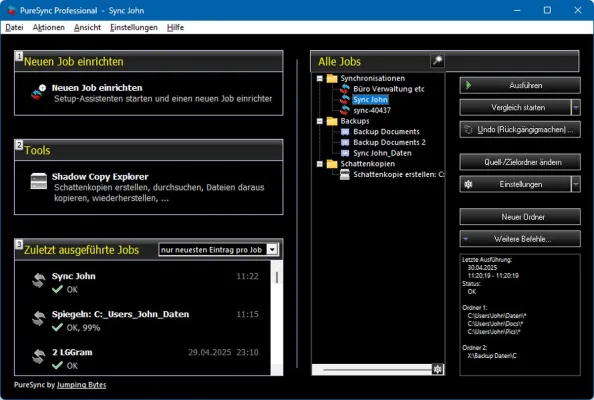 Bild: Jumping Bytes veröffentlicht PureSync 8.0
