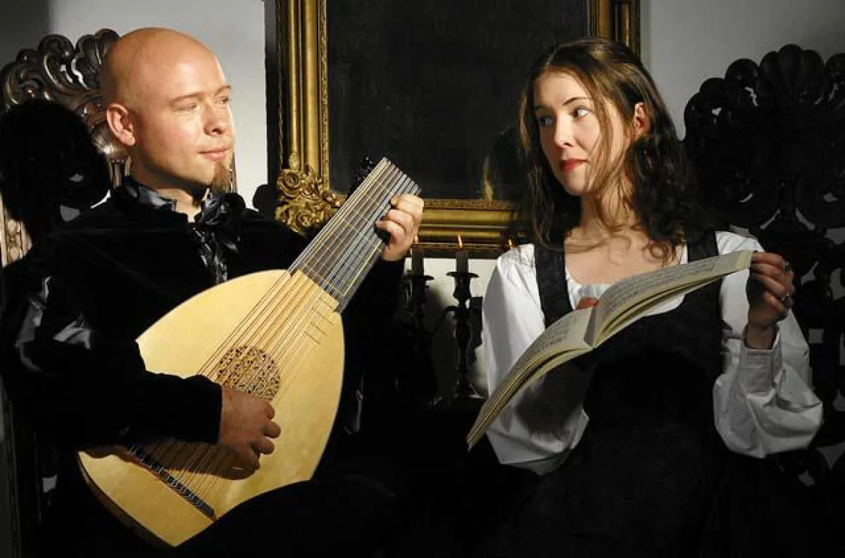 Das Duo Resonantia: Frank Petersen und Doreen Busch