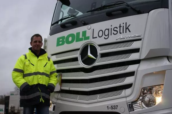 Bild: Umweltschutz als Philosophie - BOLL Logistik investiert in ersten LKW mit Euro-VI-Motor
