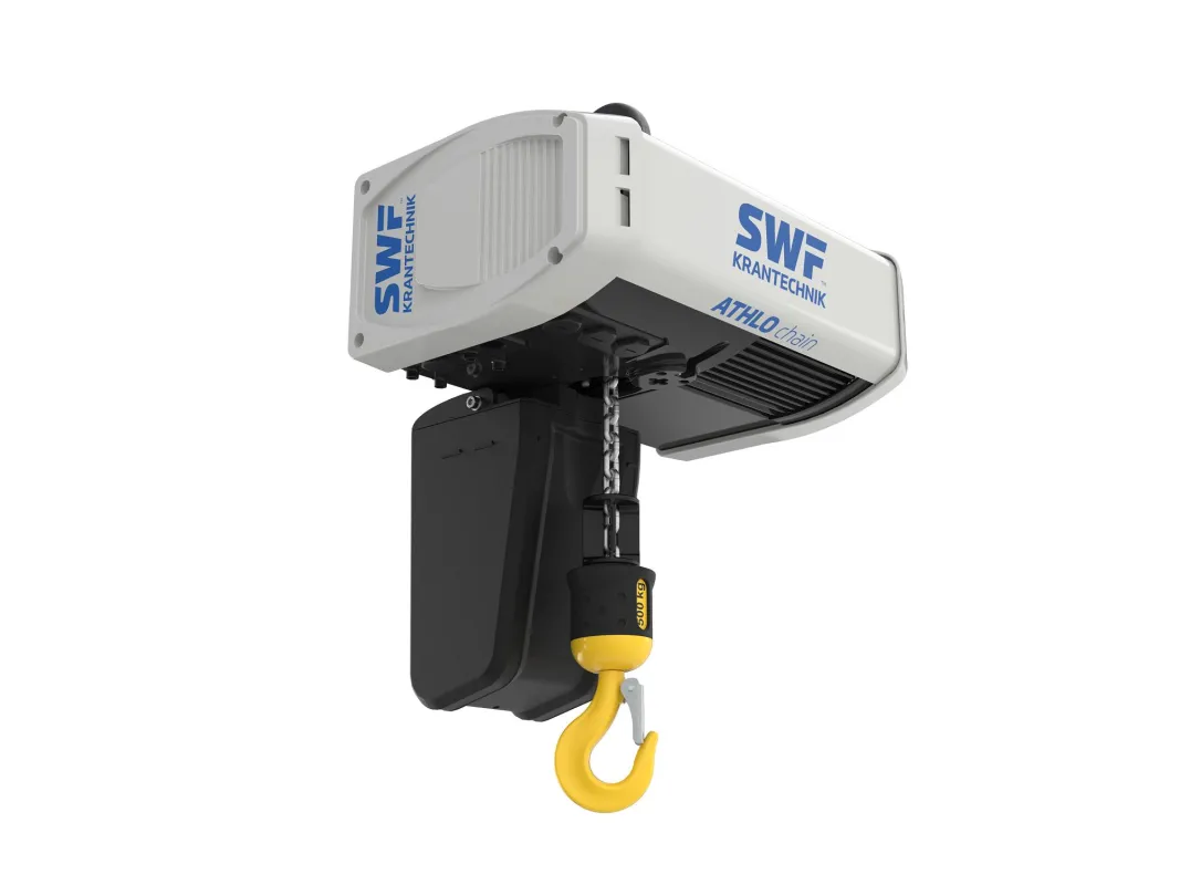 ATHLO chain - Neue Kettenzug-Generation von SWF Krantechnik