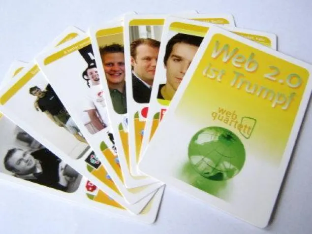 Bild: Webquartett.de jetzt mit personalisierten Spielkarten