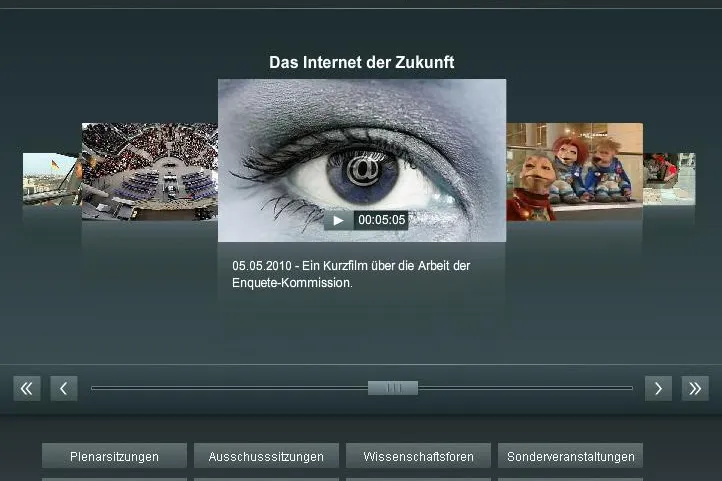 Parlamentsfernsehen startet Mediathek Bild: Parlamentsfernsehen startet Mediathek