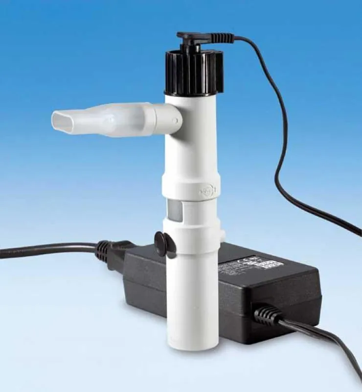PARI LL Vernebler zur Inhalation mit montiertem PARI THERM-Einsatz (schwarz)