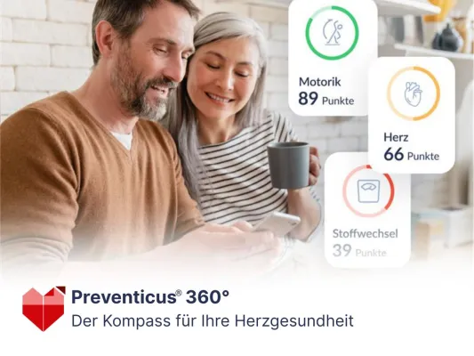 Bild: BIG direkt gesund setzt als erste Krankenkasse auf Preventicus® 360° 