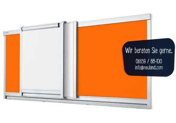 Das Neuland Schiebetafelsystem - Unterricht effizient, modern und langlebig gestalten Bild: Das Neuland Schiebetafelsystem - Unterricht effizient, modern und langlebig gestalten