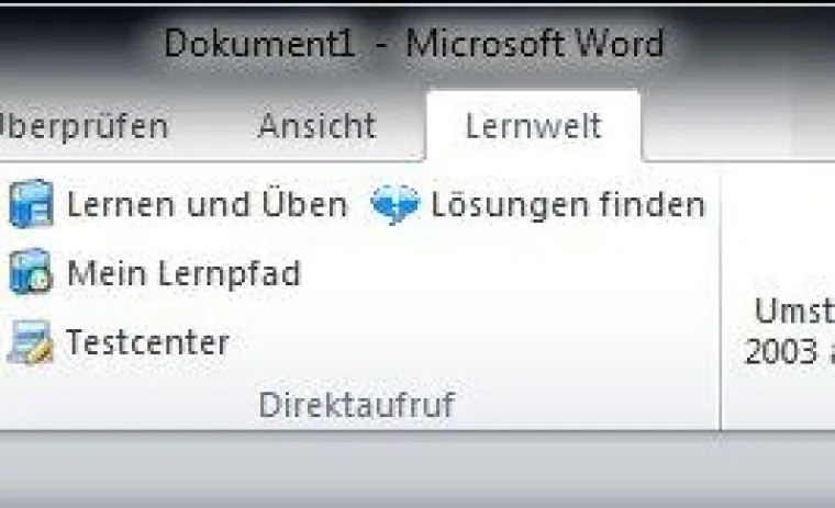 eLearning für Office 2010 und Windows 7 – von der soluzione knowledge company GmbH Bild: eLearning für Office 2010 und Windows 7 – von der soluzione knowledge company GmbH