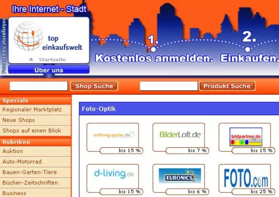 Bild: Topeinkaufswelt ist online