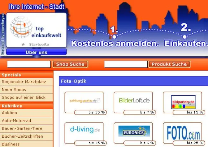 Bild: Topeinkaufswelt ist online