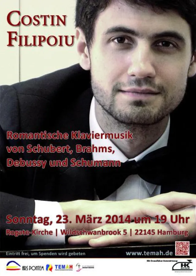 Costin Filipoiu in der Rogate-Kirche HH-Meiendorf