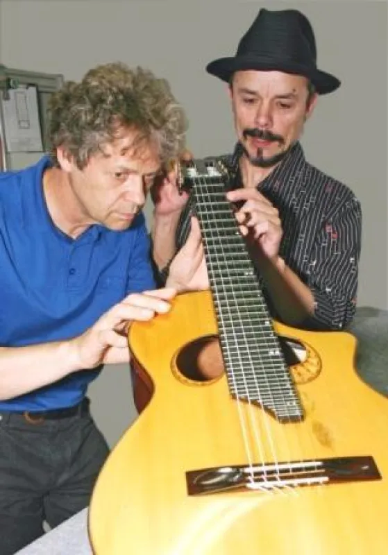 Uwe Kropinski (rechts) und Gerd Anke (links)