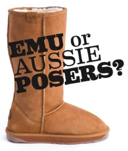 Bild: Vorsicht vor Australien-Bluff. EMU Australia wundert sich über UGG "Australia"