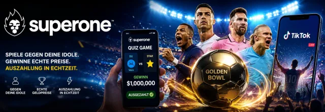 SuperOne definiert Fan Engagement neu: Fußballstars, TikTok und Echtzeit-Gewinne verbinden Millionen Fans Bild: SuperOne definiert Fan Engagement neu: Fußballstars, TikTok und Echtzeit-Gewinne verbinden Millionen Fans