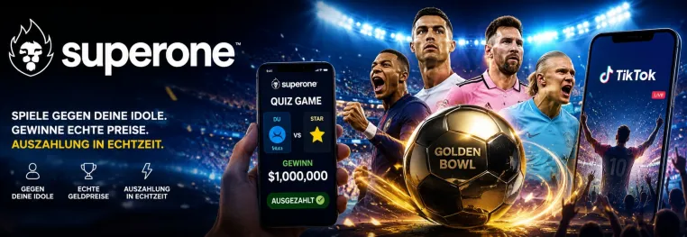 SuperOne definiert Fan Engagement neu: Fußballstars, TikTok und Echtzeit-Gewinne verbinden Millionen Fans Bild: SuperOne definiert Fan Engagement neu: Fußballstars, TikTok und Echtzeit-Gewinne verbinden Millionen Fans