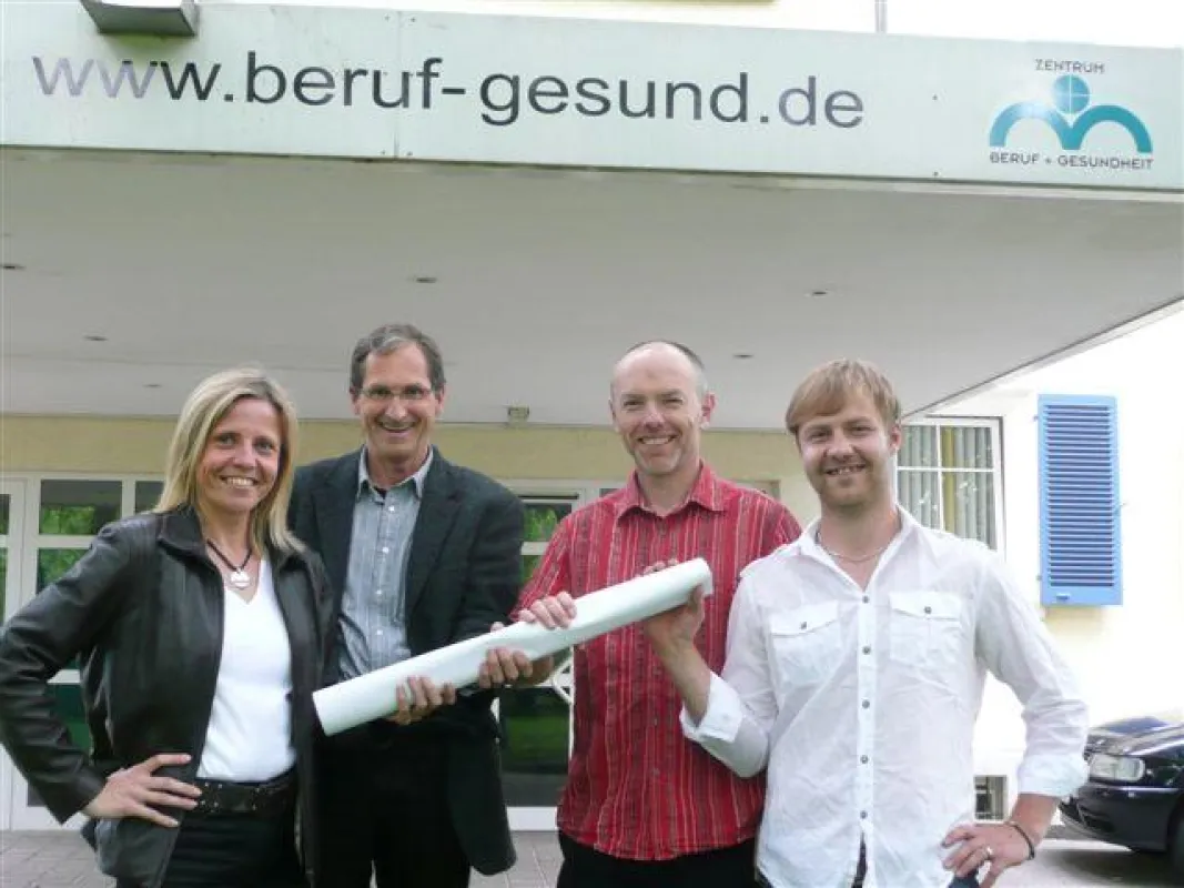 v. links: A. Nordmann, E.Klauke, B. Achtnich und S. Zunftmeister
