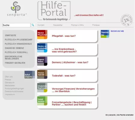 Endlich Hilfe zur Selbsthilfe für betreuende Angehörige alter Menschen aus dem Netz Bild: Endlich Hilfe zur Selbsthilfe für betreuende Angehörige alter Menschen aus dem Netz