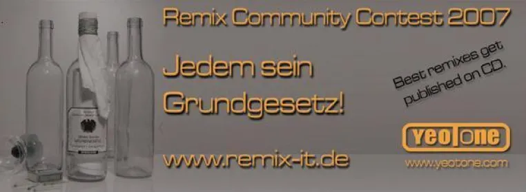 Bild: Mix’ Dir Dein Grundgesetz: Remix-Wettbewerb startet zur Popkomm 2007