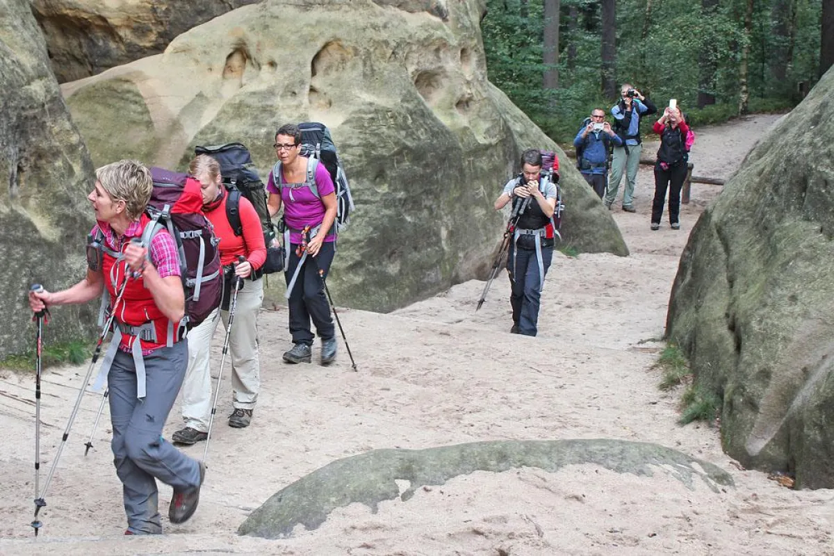 Trek'n Learn auf dem Malerweg in der sächsischen Schweiz