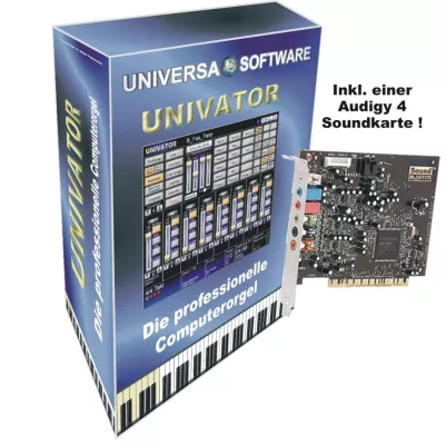 Bild: UNIVATOR 9.0: Professionelle Computerorgel mit Creative Audigy 4 Soundkarte