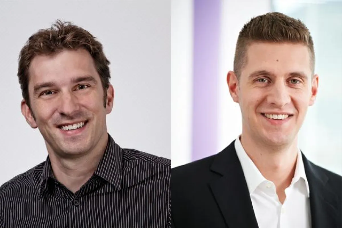 Felix Ritter (ADTECH) und Tihomir Perkovic (ADITION)