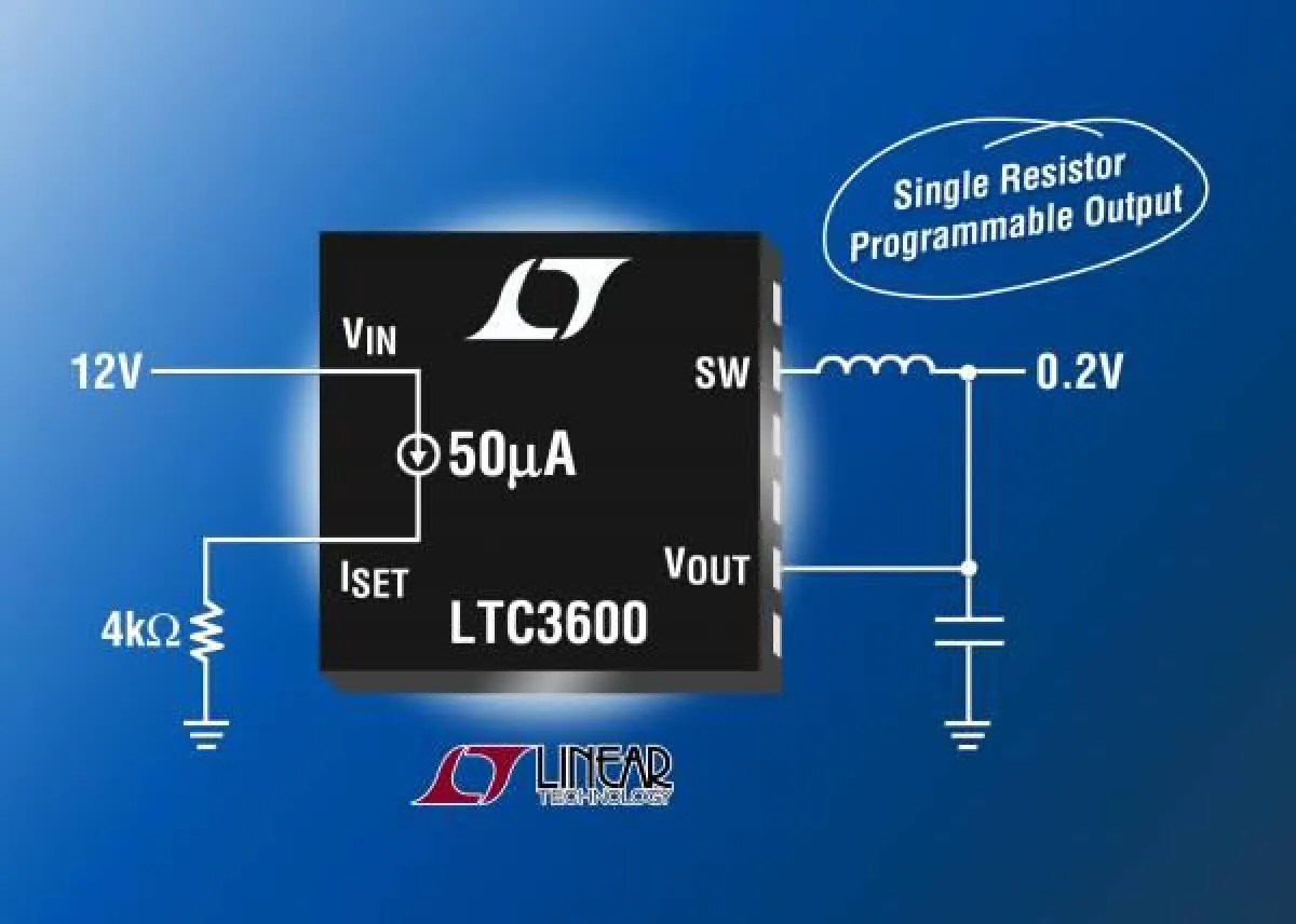 Monolithischer 16V/1,5A-Synchron-Abwärtsregler liefert Ausgangsspannungen bis hinab zu 0V