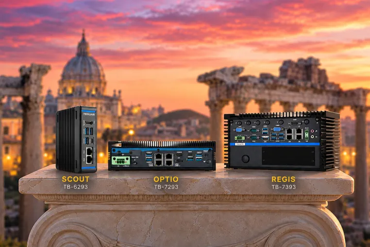 Bild: Die neue Teguar Regiment Industrie-PC Serie: 3 Plattformen für Automation, Machine Vision & Industrial Edge AI