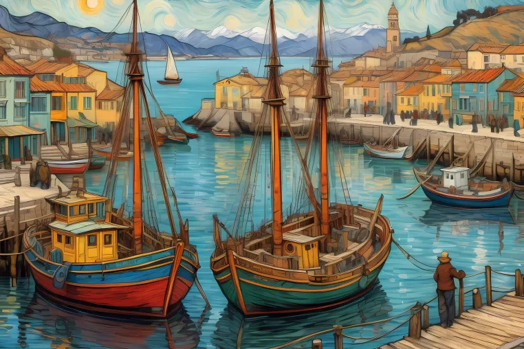 Bild: Neue Galerie mit Kunstwerken im Stile Vincent van Goghs auf MARAMORE eröffnet