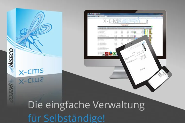 Bild: Die vielseitige Unternehmersoftware x-CMS ist nun auch als Registrierkasse erhältlich