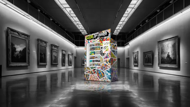 Bild: Der GudeArtomat – Echte Kunst auf Knopfdruck