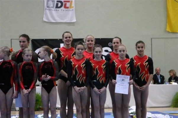 Bild: „Kunstturn-Team Berlin“ sichert sich mit Saisonbestleistung den Verbleib in der 2. Bundesliga.