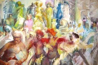 Bild: Ausstellungseröffnung Matthias Hollefreund: BACK TO BAROQUE